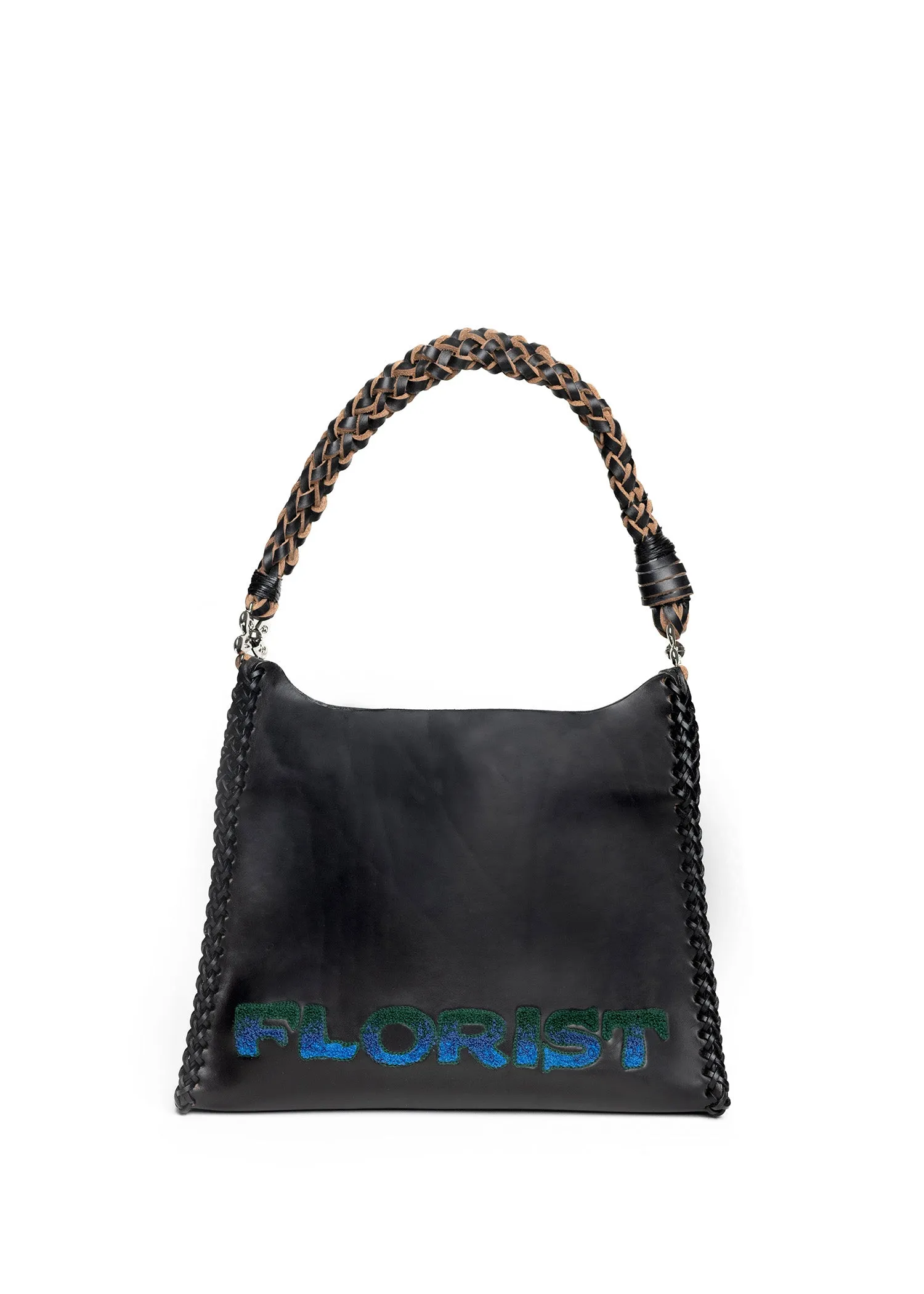 Pyramid Shoulder Bag - Black