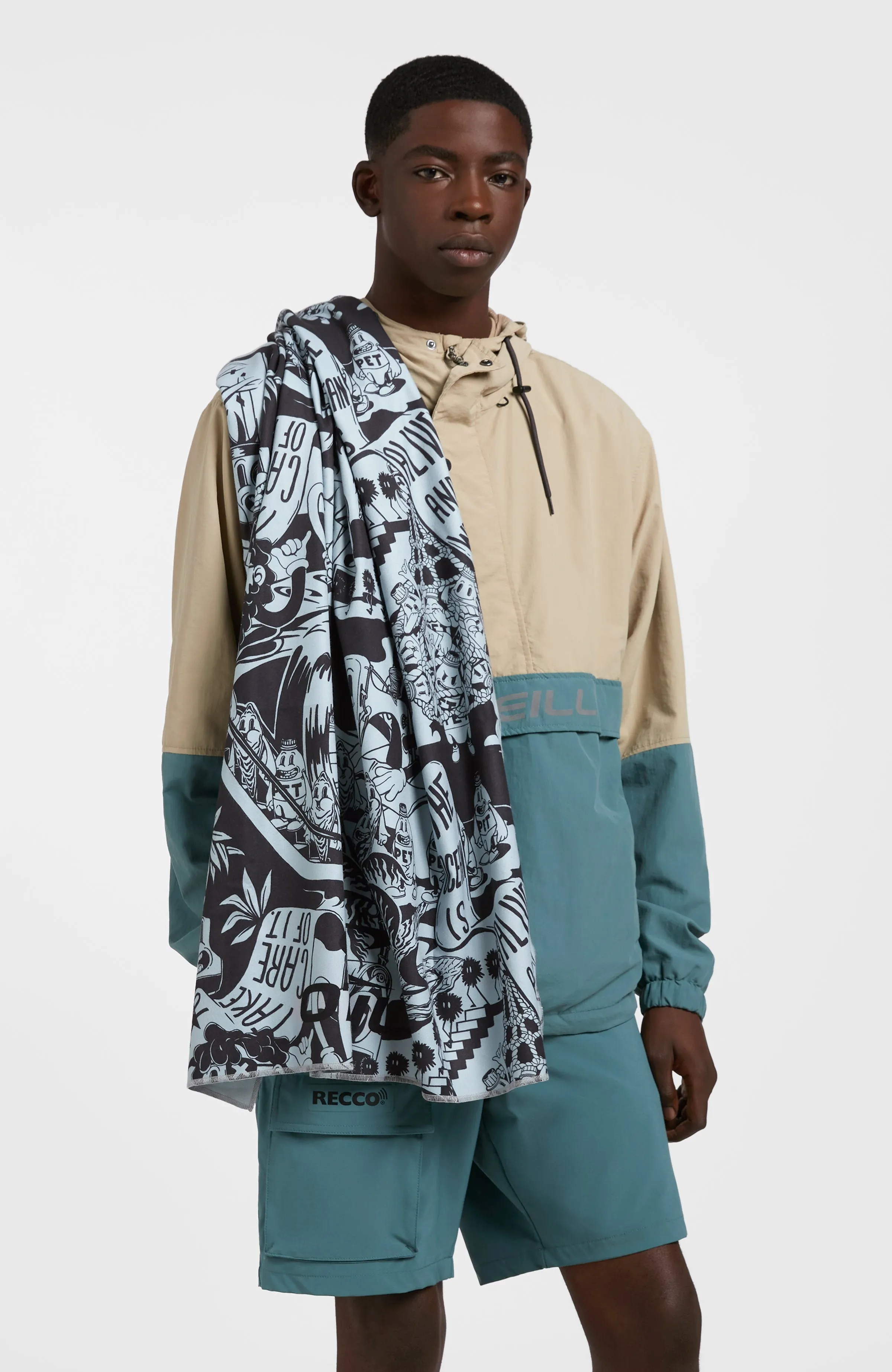 Quick Dry Handtuch | Black Oyster