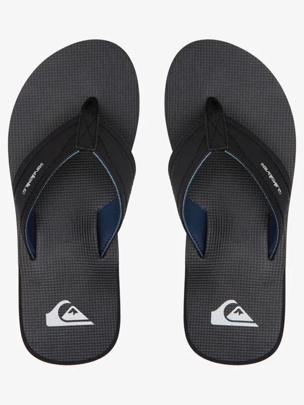 QUIKSILVER ISLAND OASIS II BLACK BLACK BLUE