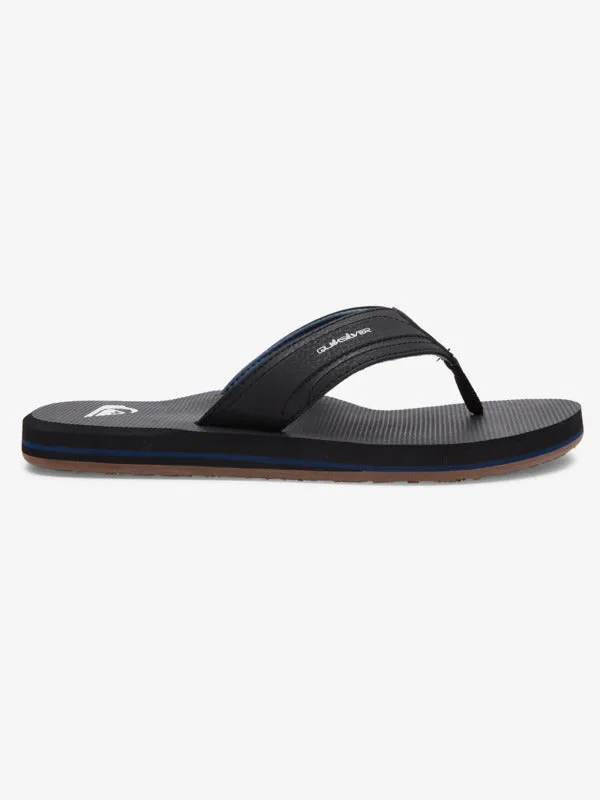 QUIKSILVER ISLAND OASIS II BLACK BLACK BLUE