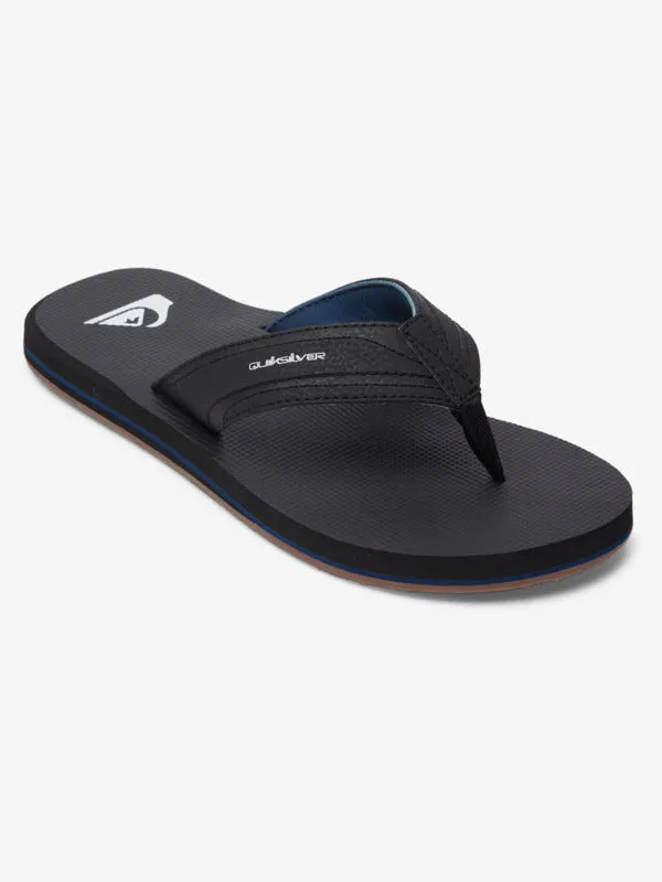 QUIKSILVER ISLAND OASIS II BLACK BLACK BLUE