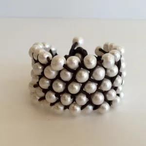"Braids of Love" Freshwater Pearl Bracelet