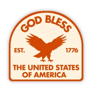 "God Bless The United States Of America" Sticker