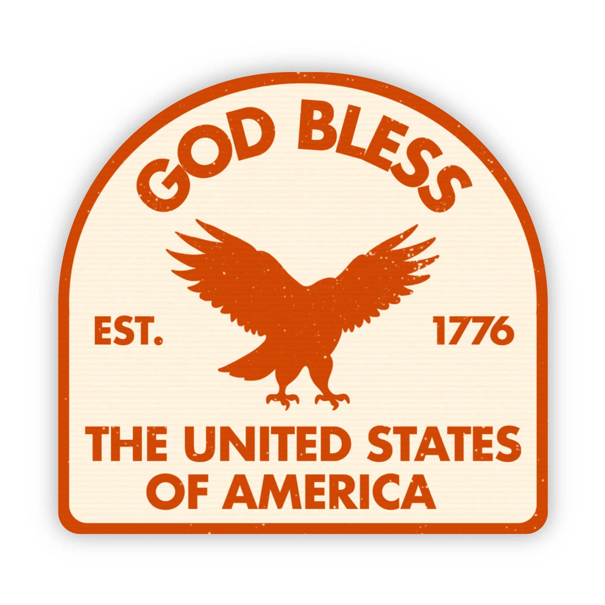 "God Bless The United States Of America" Sticker