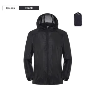 Rain Jacket Men Women Waterproof raincoat Clothing Fishing Quick Dry Skin Windbreaker With Pocket