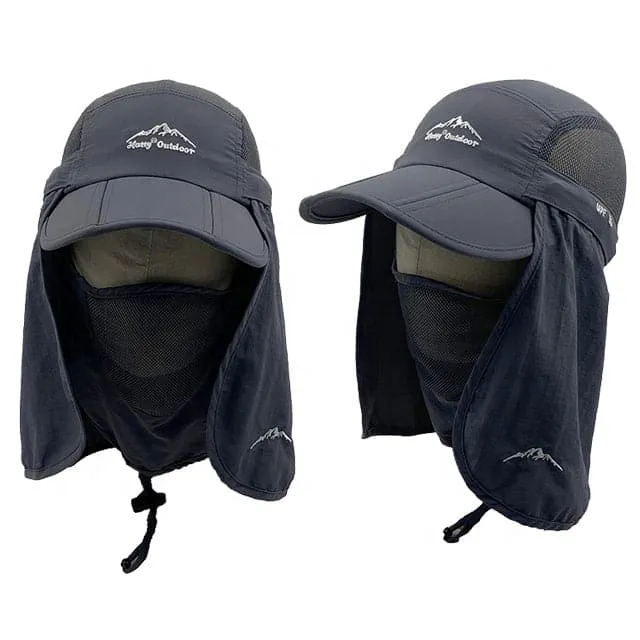 RECON GS2 unisex UPF 50  Breathable Quick Dry Hat with Neck Flap