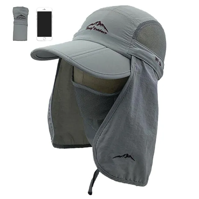 RECON GS2 unisex UPF 50  Breathable Quick Dry Hat with Neck Flap