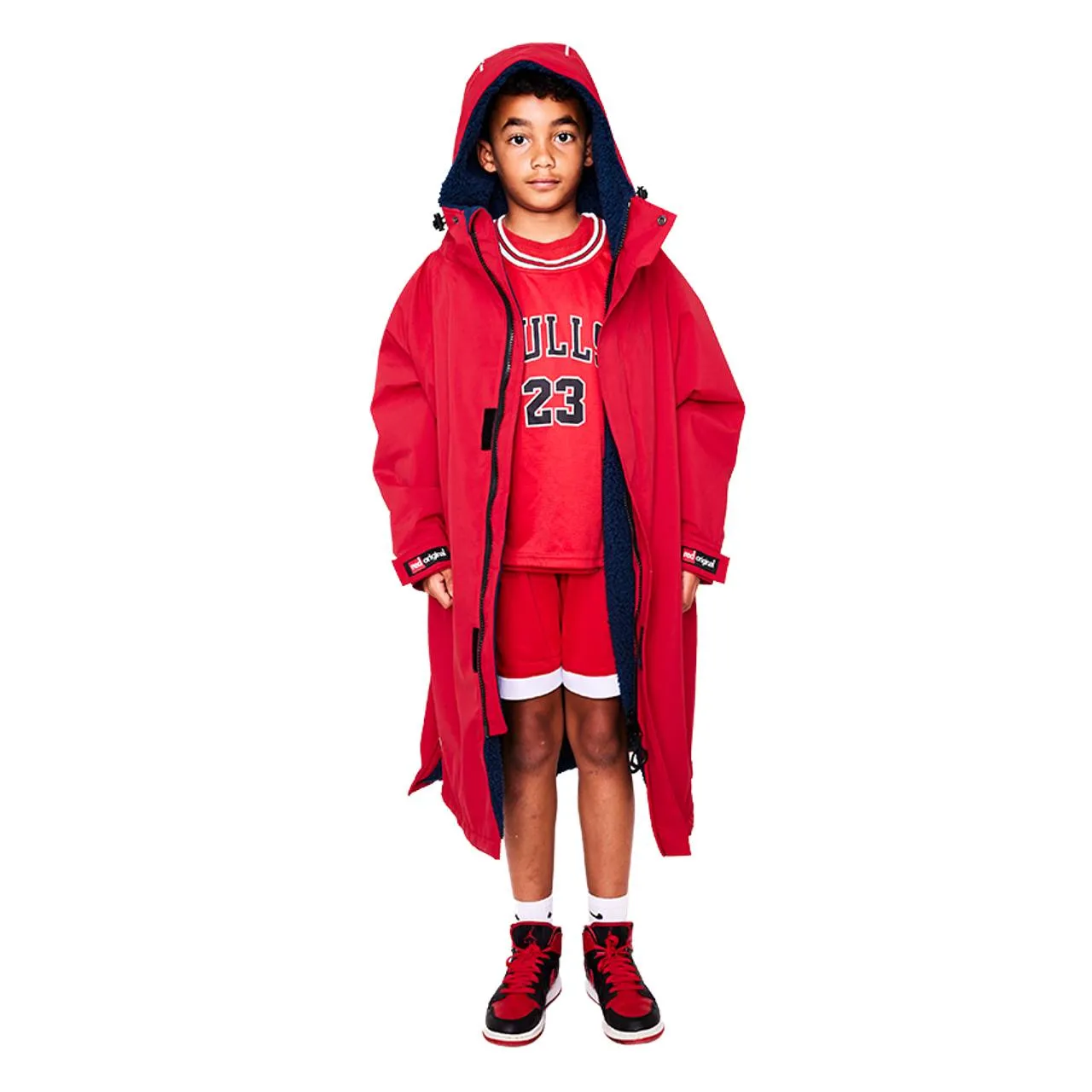 Red Paddle Co Pro Dry Change Robe (Kids) - Red