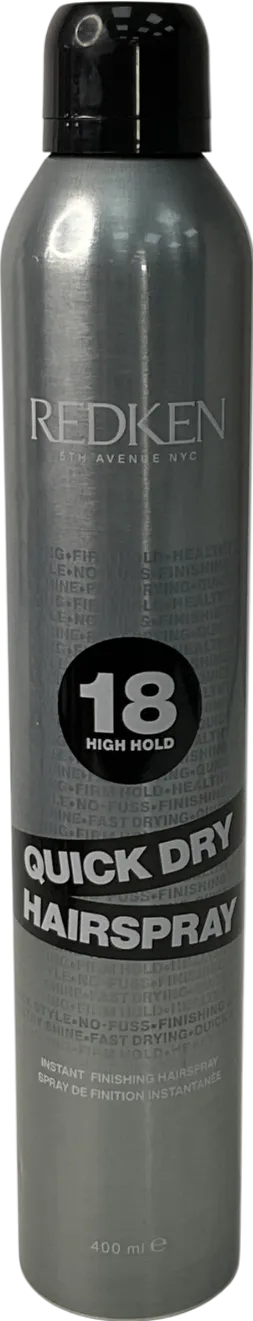 redken Quick Dry Hairspray 18 High Hold 400ml