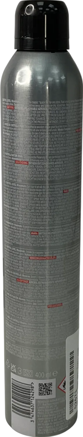 redken Quick Dry Hairspray 18 High Hold 400ml