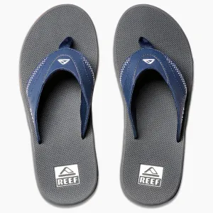 Reef Fanning Flip Flops - Navy/Shadow