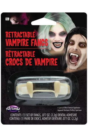 Retractable Vampire Teeth Accessory