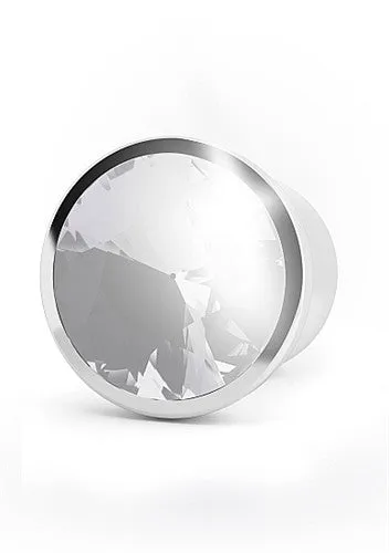 Rich R6 Silver Metal Plug - 4.5 Inch - Clear Sapphire