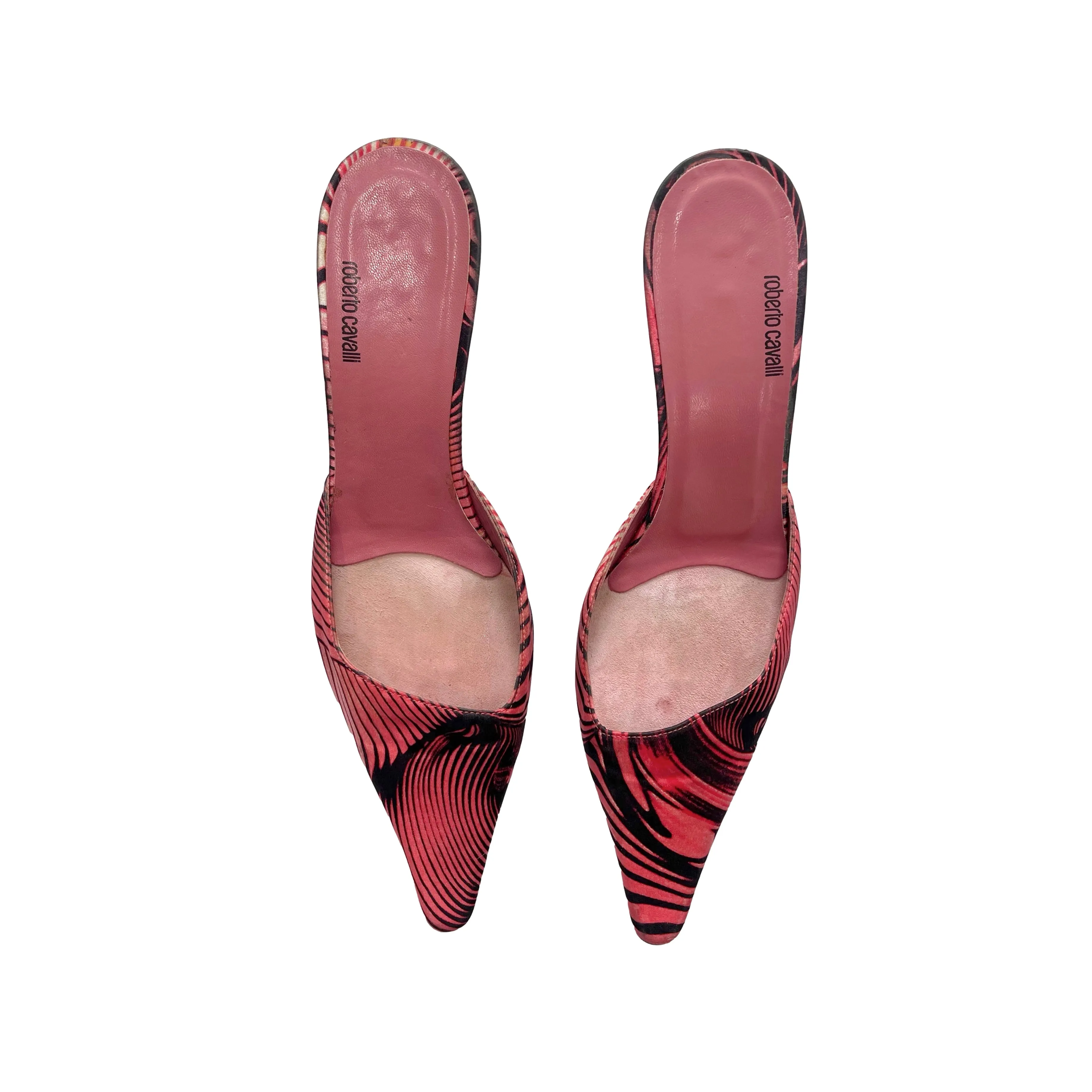 Roberto Cavalli Pink Kitten Heel