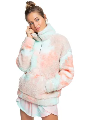 Roxy Womens Bonfires on the Beach Half Zip Fleece