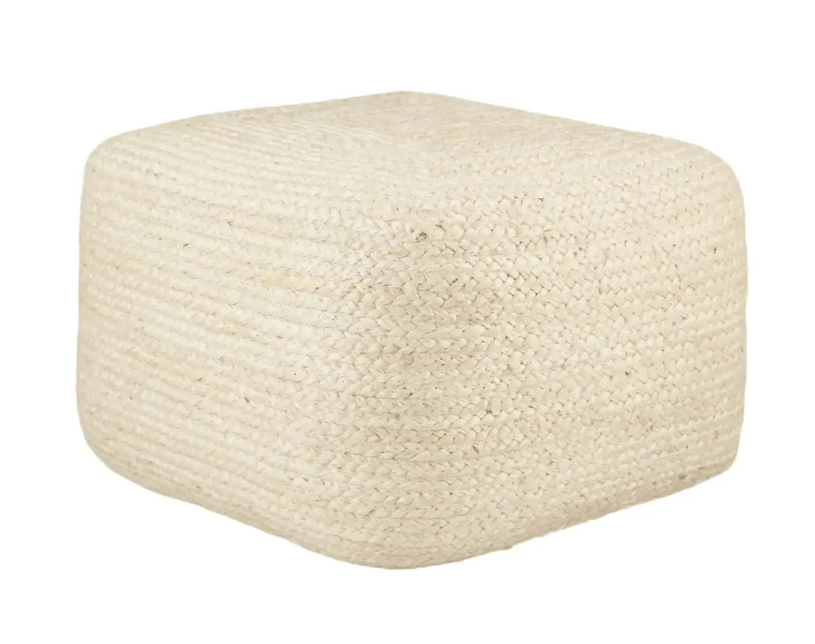 Sabal Jute Square Pouf