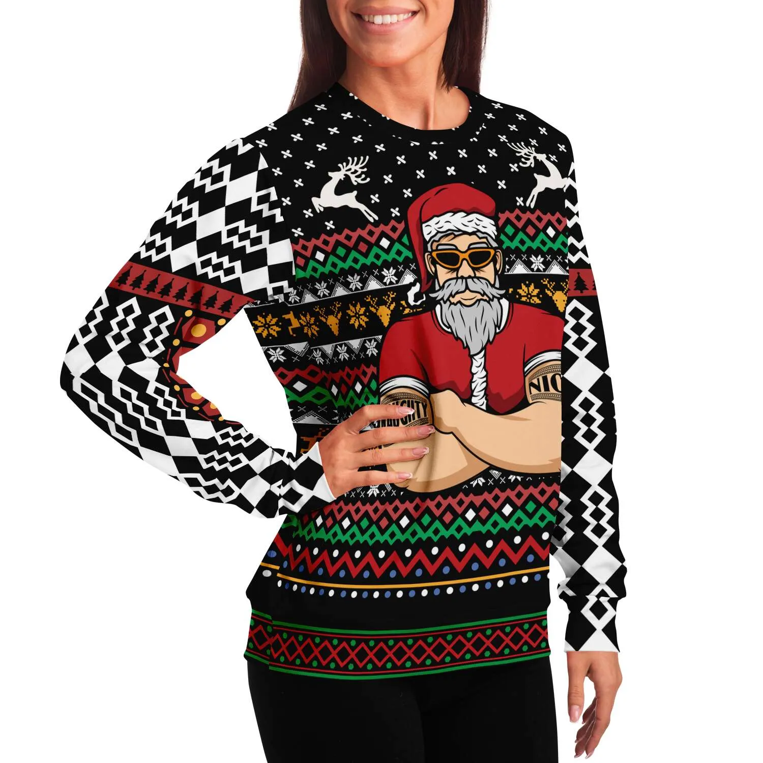 Santa Bouncer - Athletic Sweatshirt