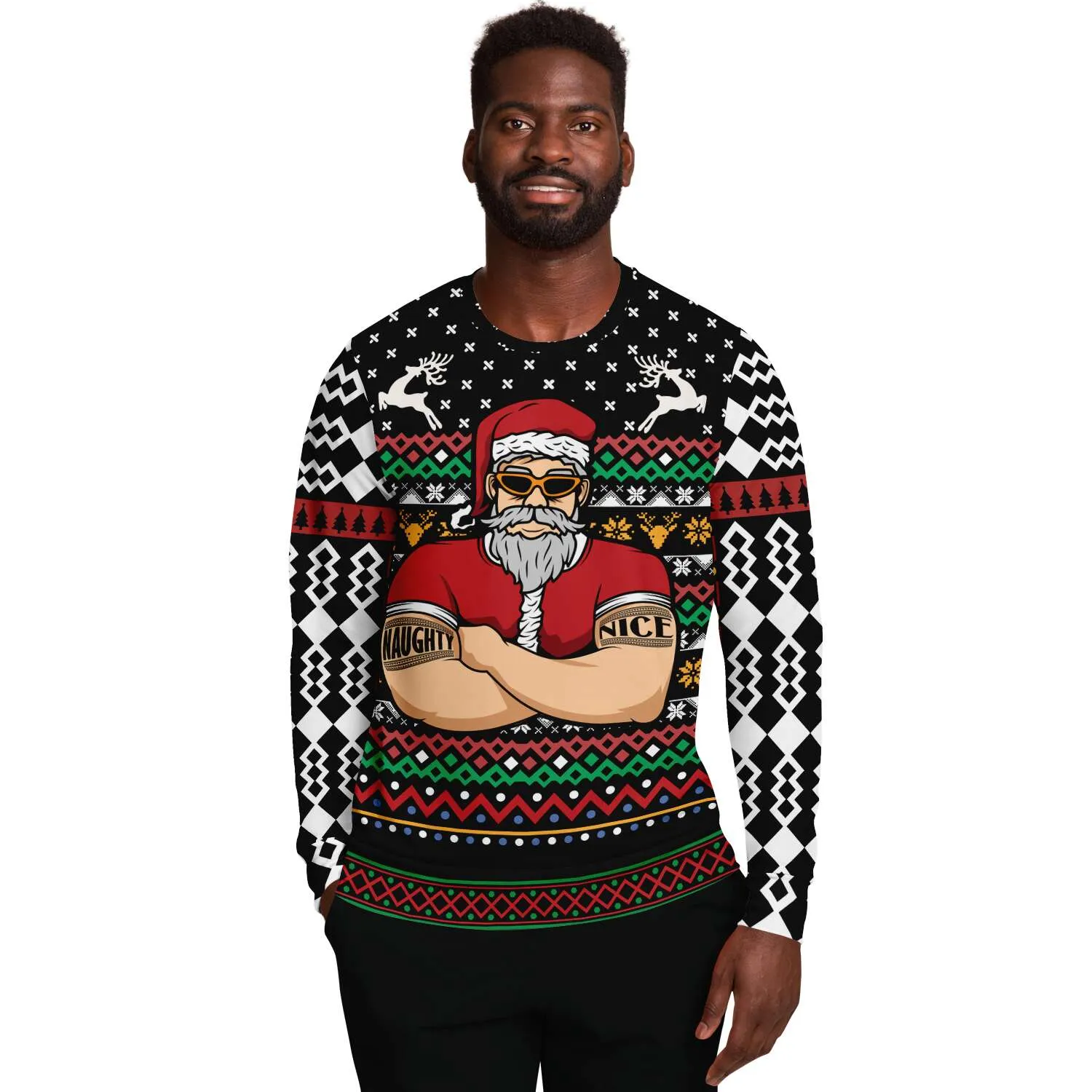 Santa Bouncer - Athletic Sweatshirt