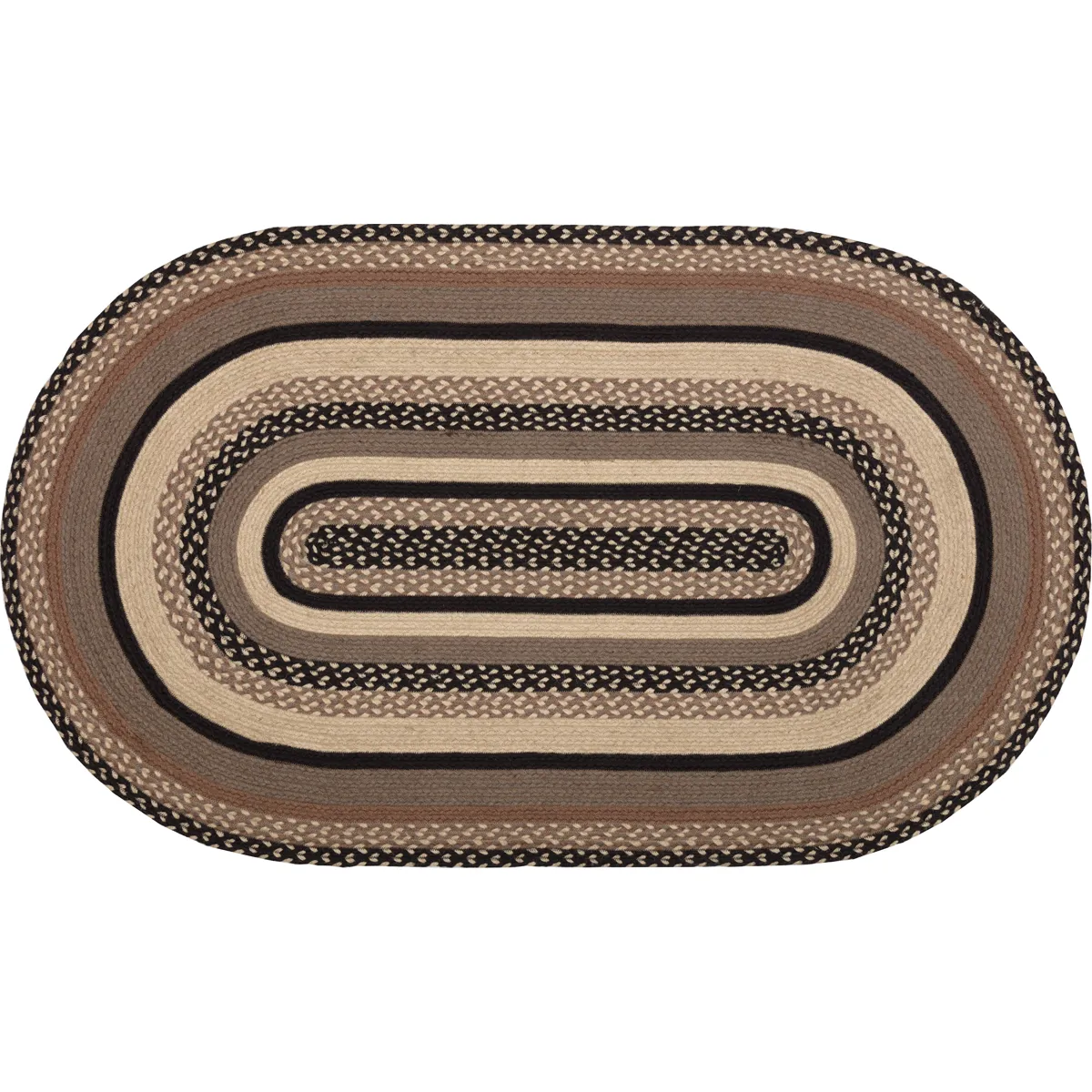 Sawyer Mill Charcoal Jute Braided Rug