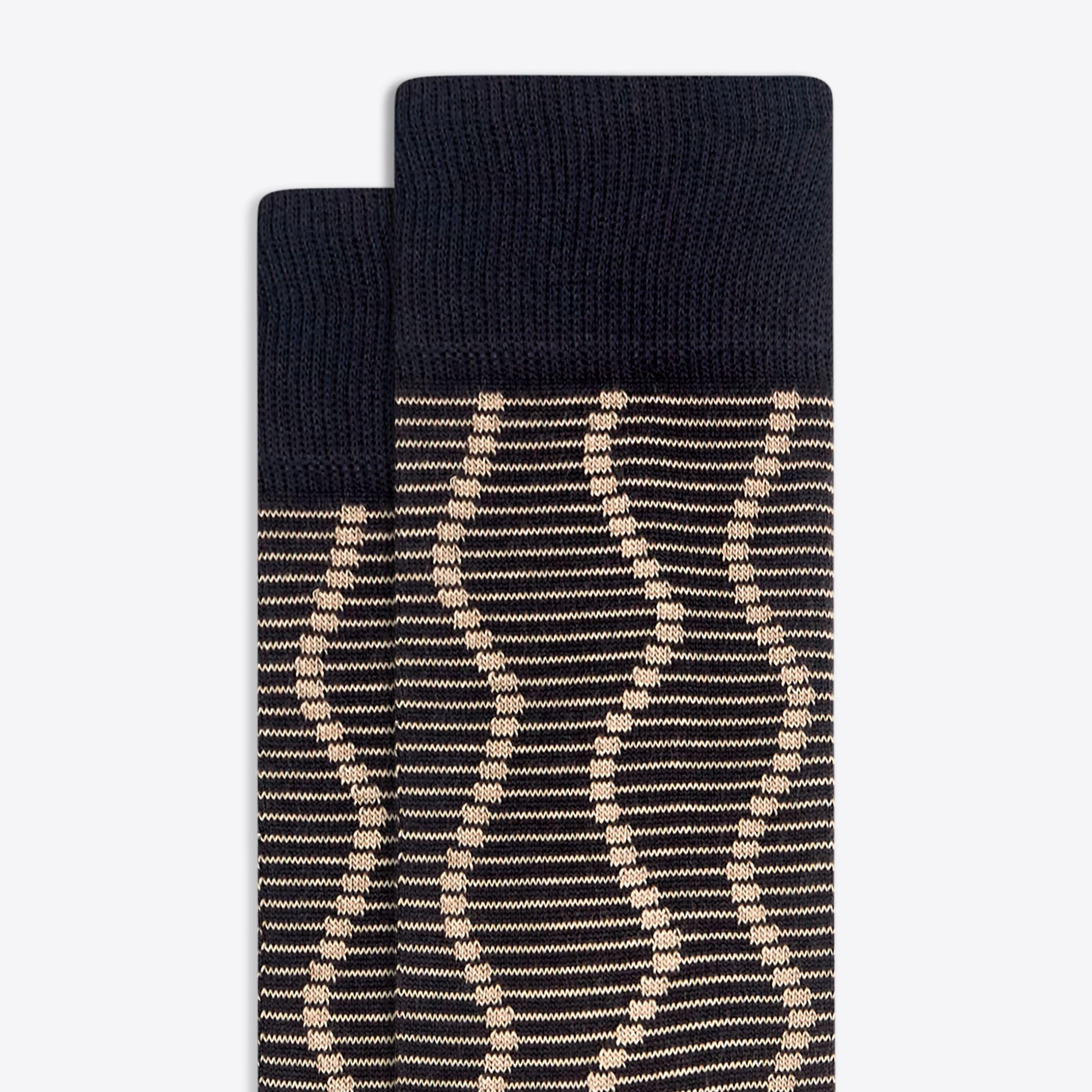 Serpentine Stripe Mid-Calf Socks