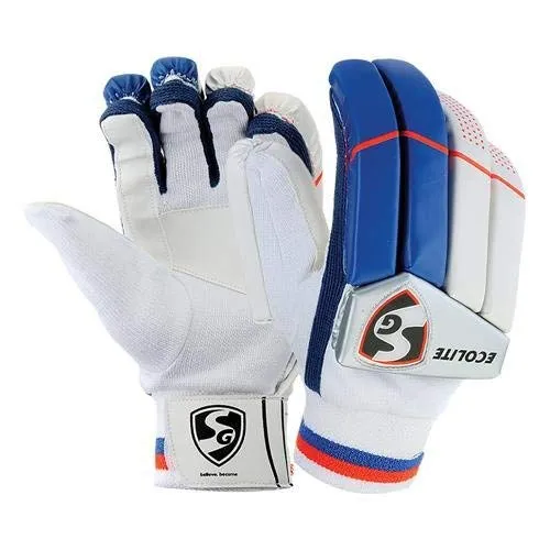 SG Campus Batting Leg Guards, Adult (Assorted)&SG ecolite Adult Cricket Batting Gloves (Colour May Vary)