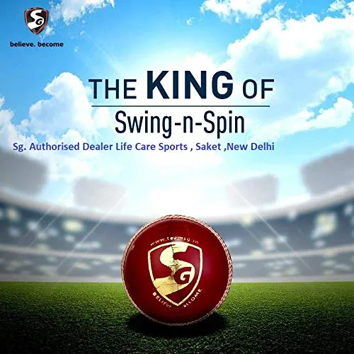 SG Club Cricket Leather Ball (Pink)