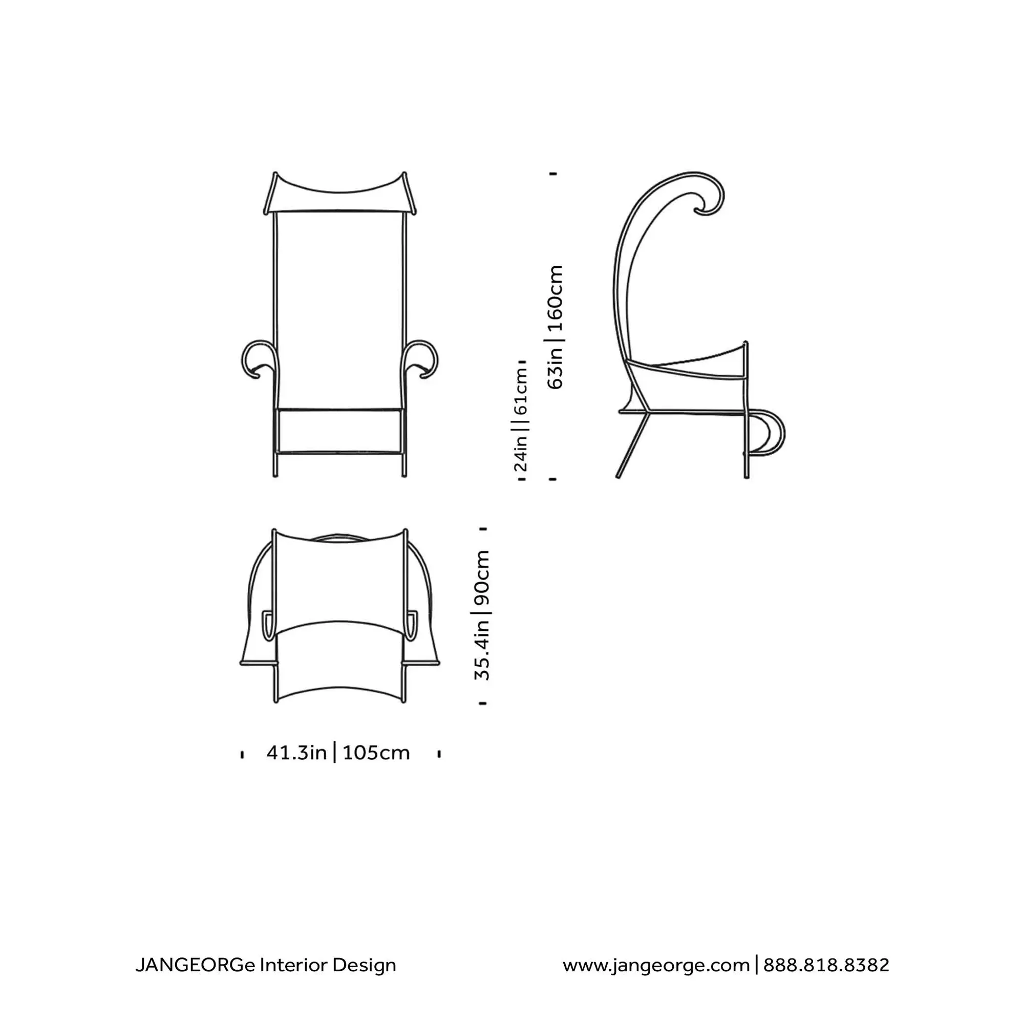 Shadowy - Outdoor Armchair, Quick Ship Version