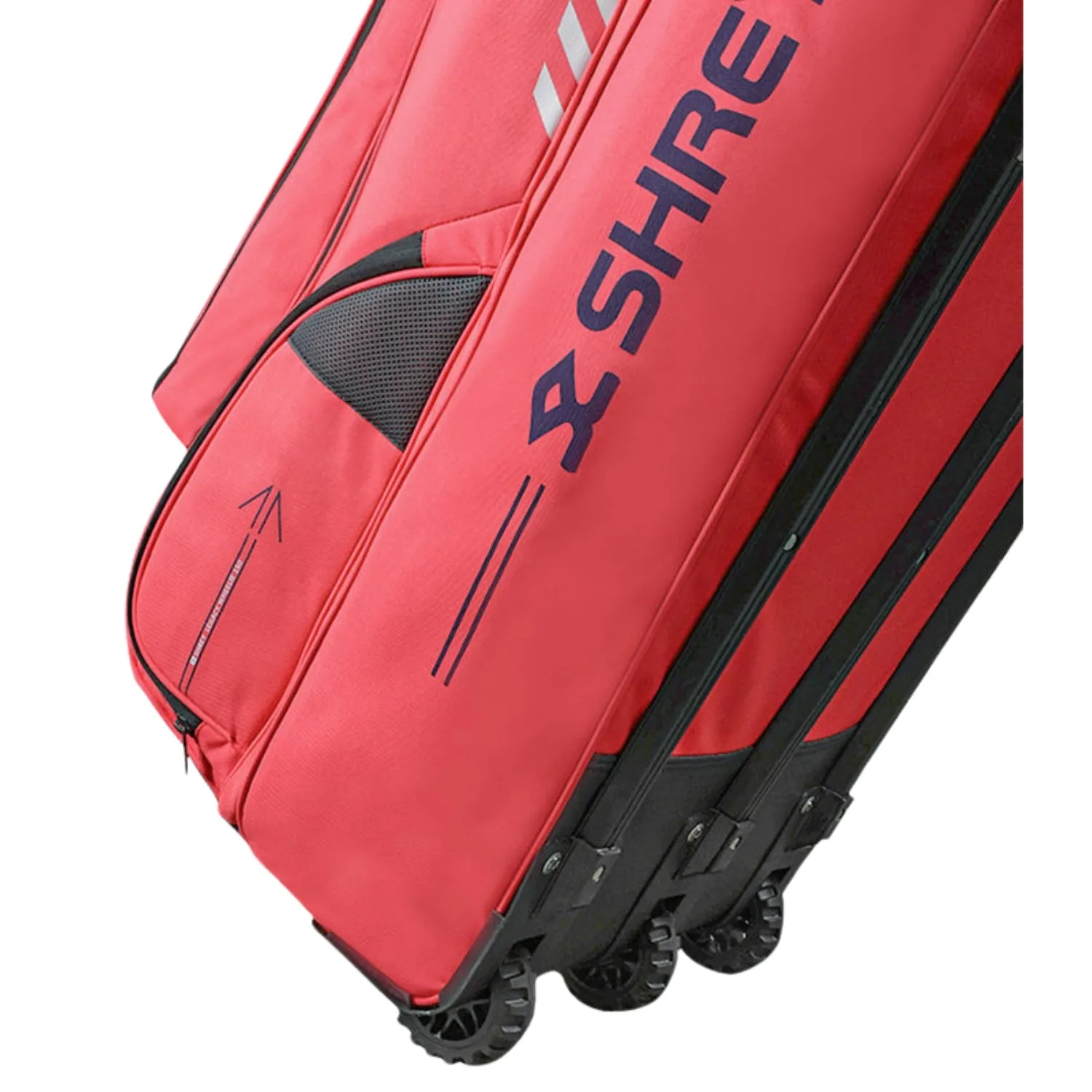 Shrey 3334 Legacy Wheelie 150 Cricket Kitbag | Spacious, Durable & Easy-to-Carry Cricket Gear Bag | Premium Cricket Kit Bag with Wheels