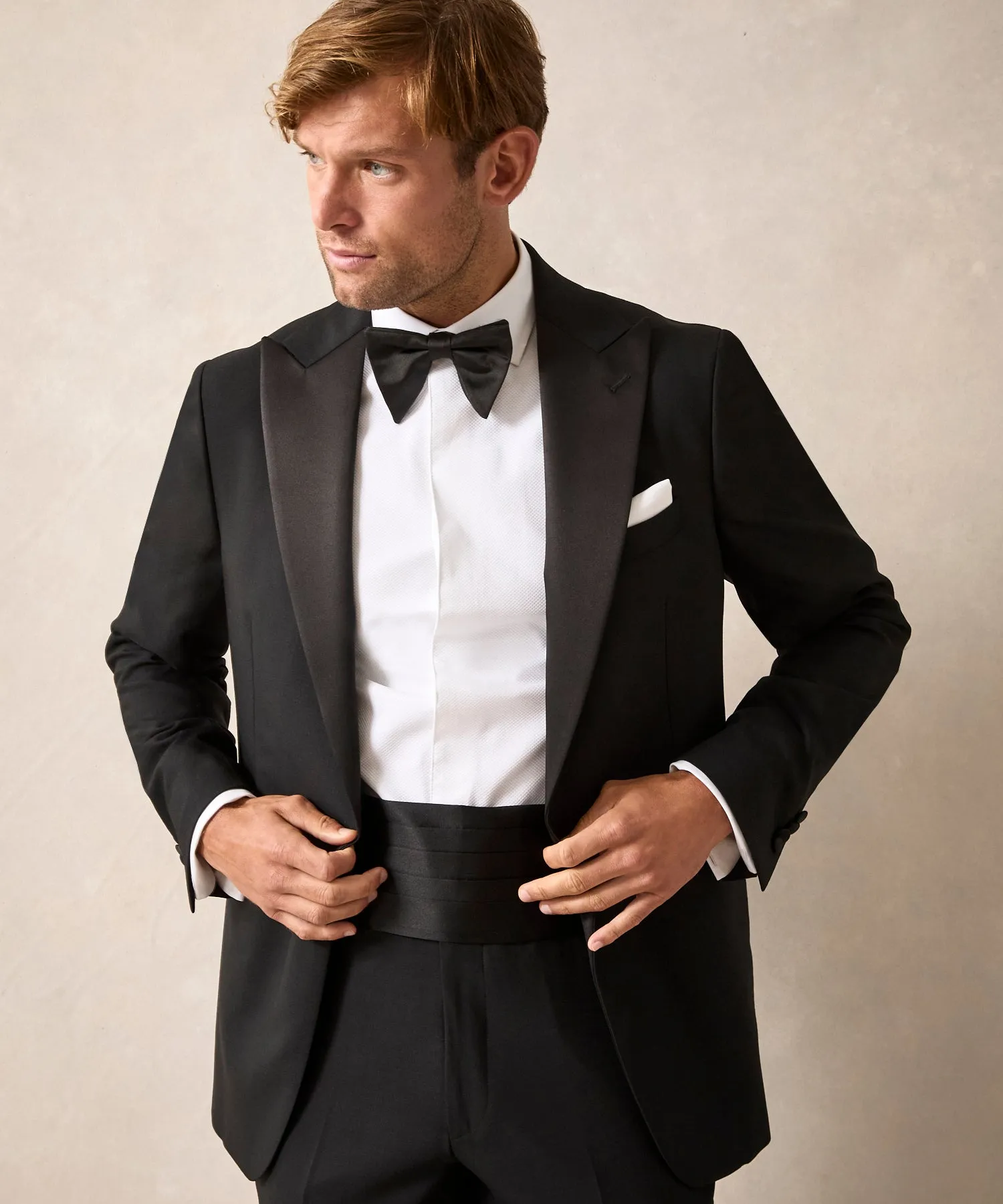 Silk Cummerbund in Black