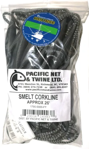 SMELT CORKLINE ROPE BARRACUDA -  26 feet