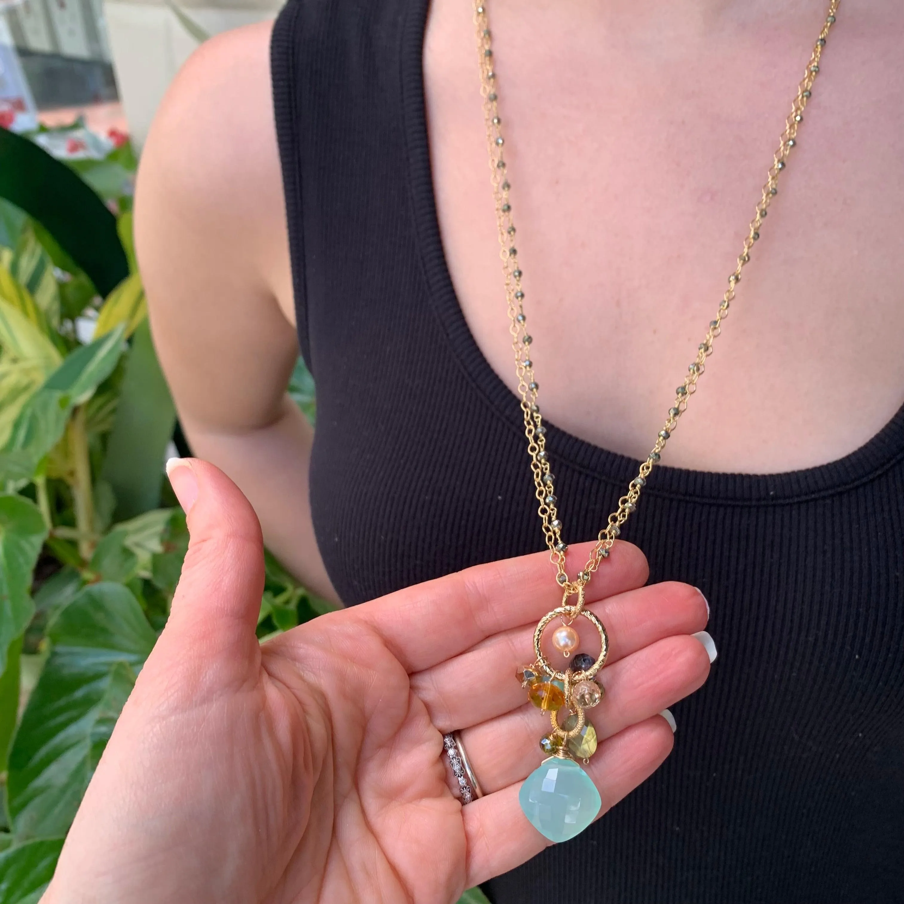 Soft Hues Jeanie Convertible Pendant Necklace