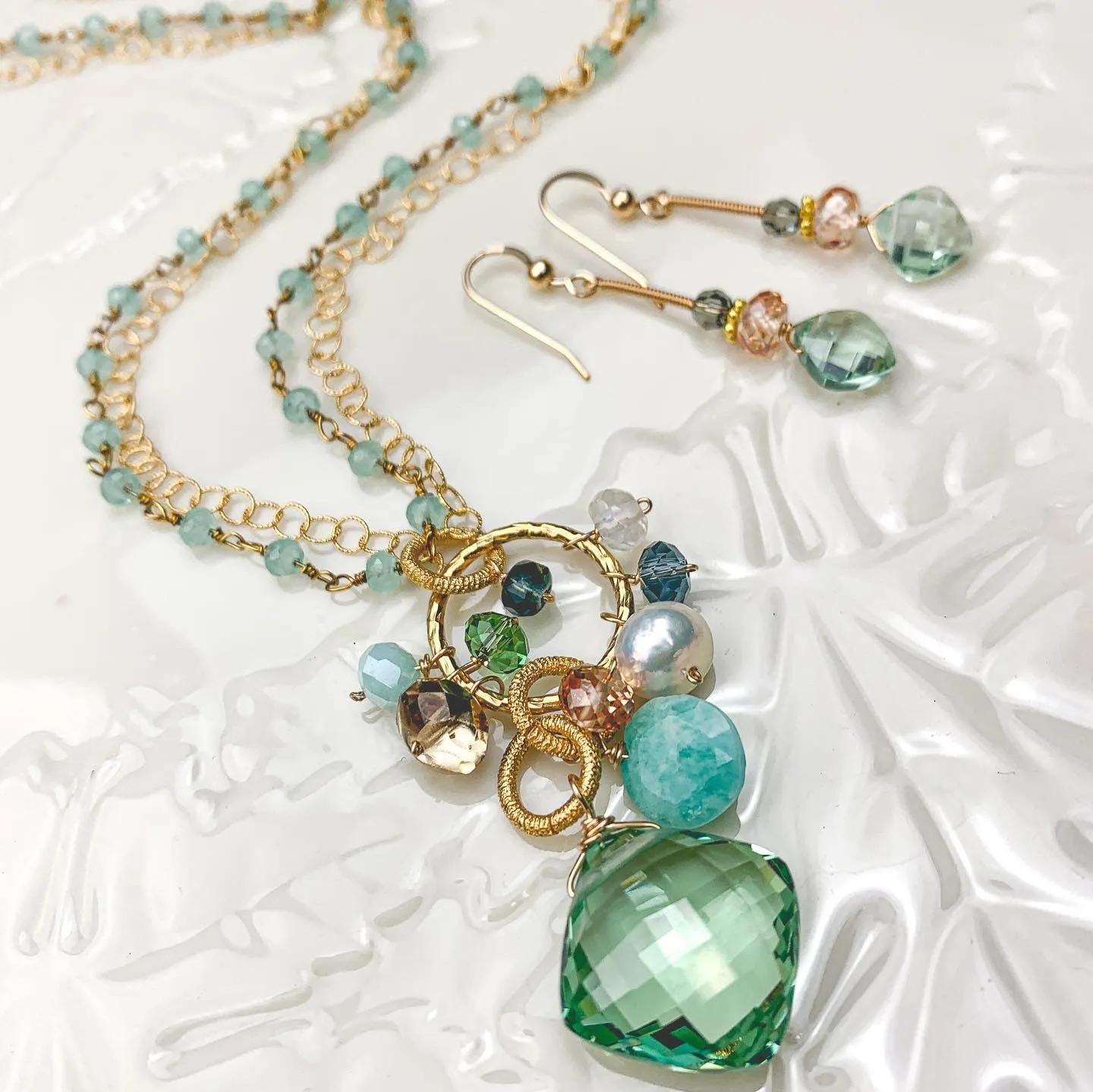Soft Hues Jeanie Convertible Pendant Necklace