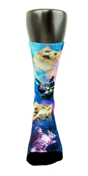 Space Kittens CES Custom Socks