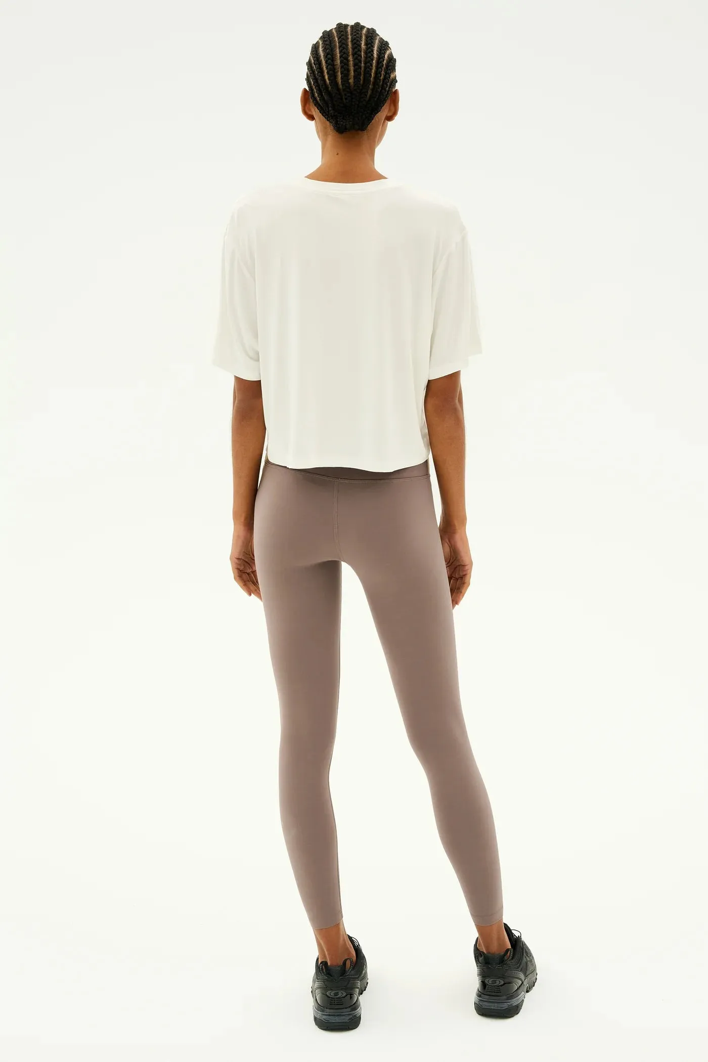 SPLITS59 - Djuna Oversized Jersey Tee - White & Black