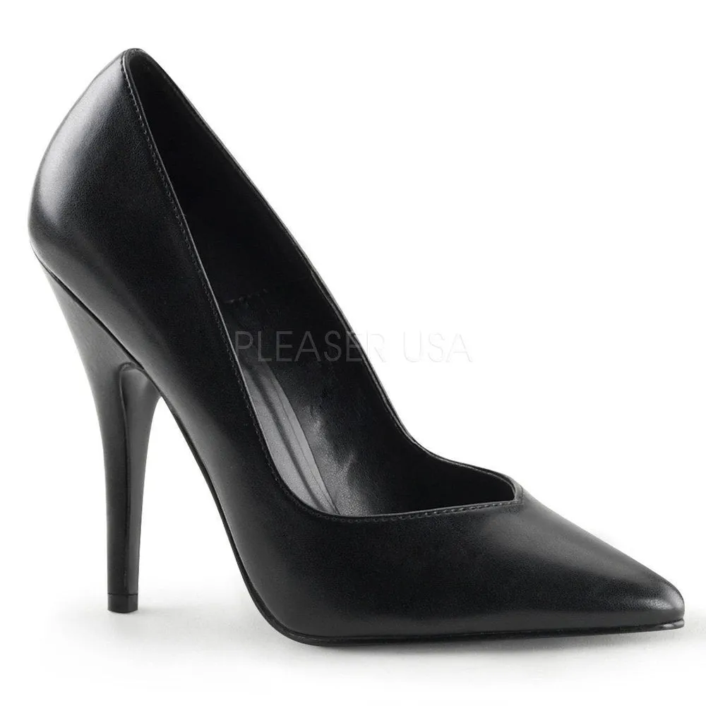 SS-SEDUCE-420V  | Black Faux Leather