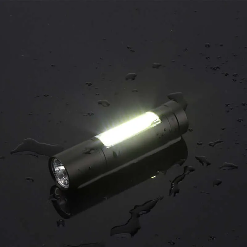 Super Bright Camping Torch Lamp COB Mini LED Flashlight