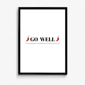 Tailenders 'Go Well' Art Print