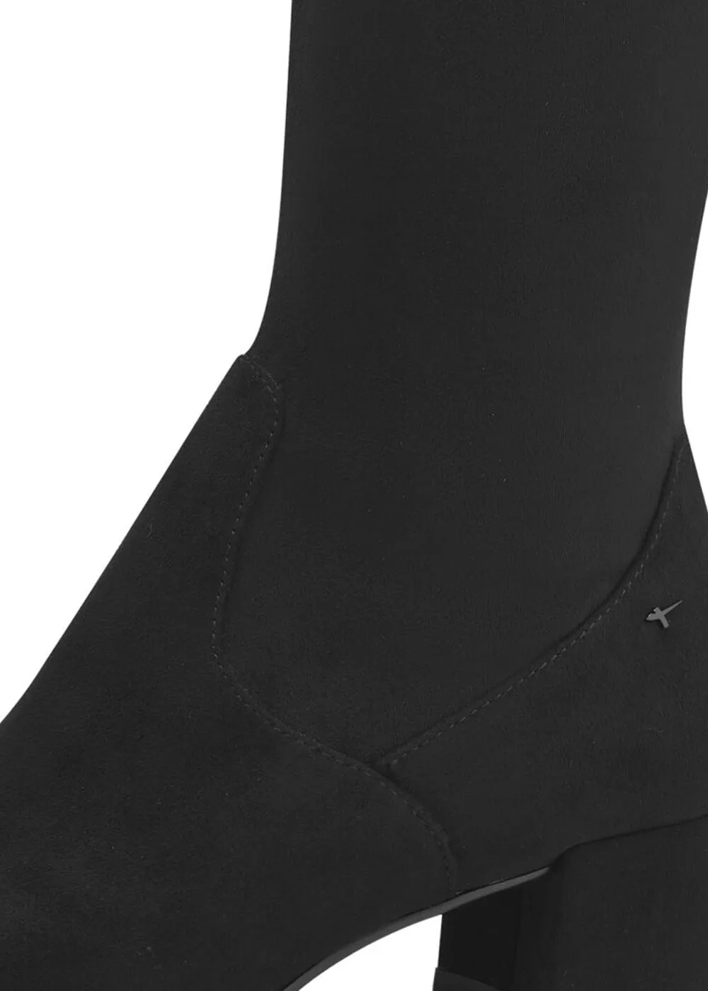 Tamaris Zola Faux Suede Boots Black