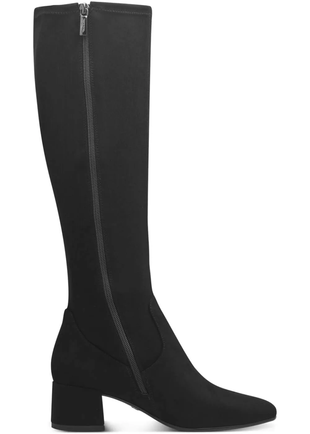 Tamaris Zola Faux Suede Boots Black