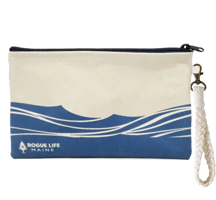Taste the Seas Zipper Pouch Wristlet