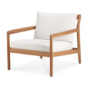 Teak Jack Outdoor Lounge Chair - Off White