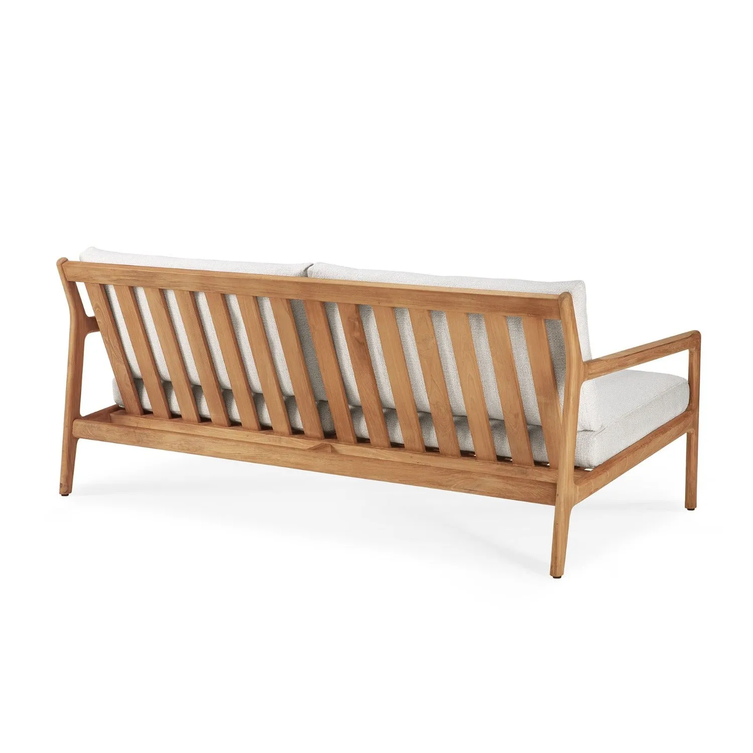 Teak Jack Outdoor Loveseat - Off White