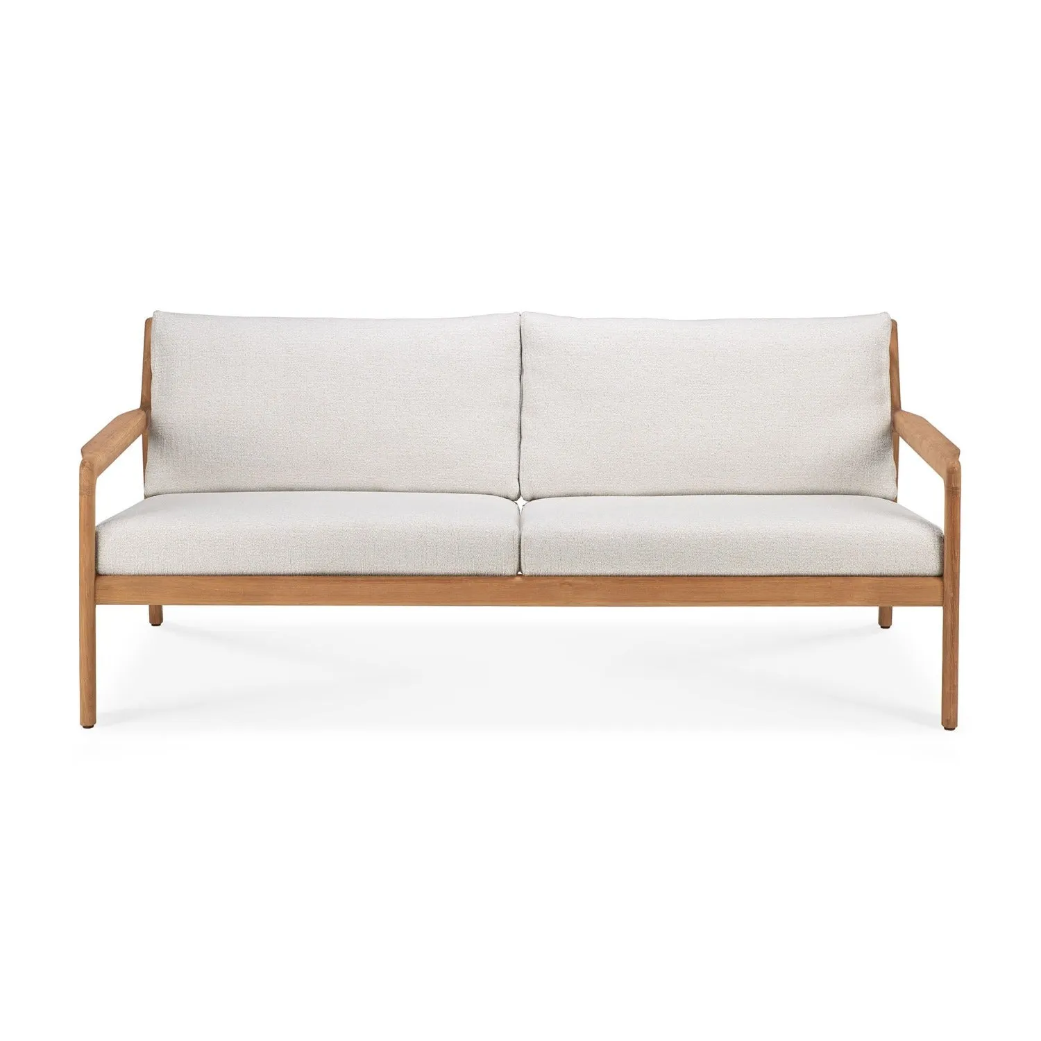 Teak Jack Outdoor Loveseat - Off White