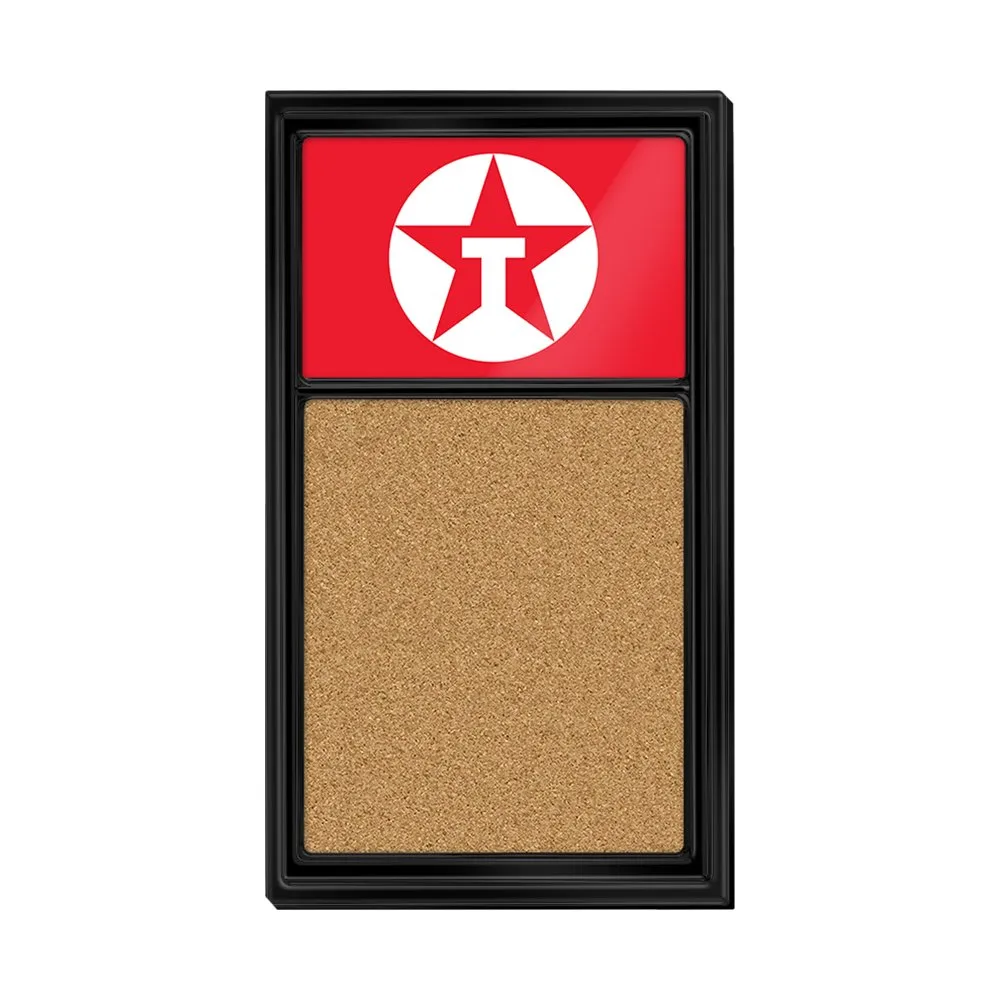 Texaco: Cork Note Board