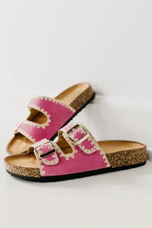 The Berk Stitched Edge Double Strap Sandal