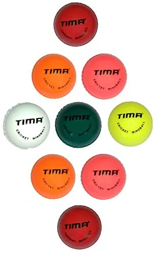 Tima Wind Cricket Ball - Size: Standard  (Pack of 12, Multicolor)