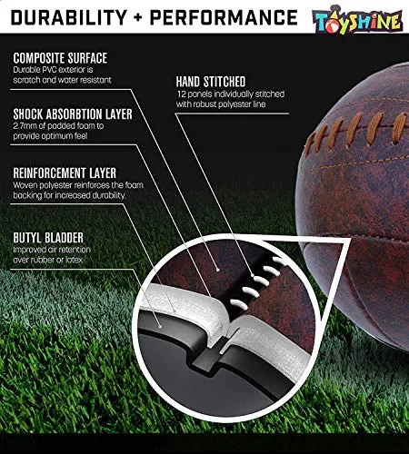 Toyshine 3 in 1 MEGA Sports Combo, Age 7-14 Years | Cricket | Badminton | Legend Football - SSTP
