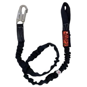 Tubular nylon web with polyester shock absorbing core, a SL6650A snaphook and a loop end