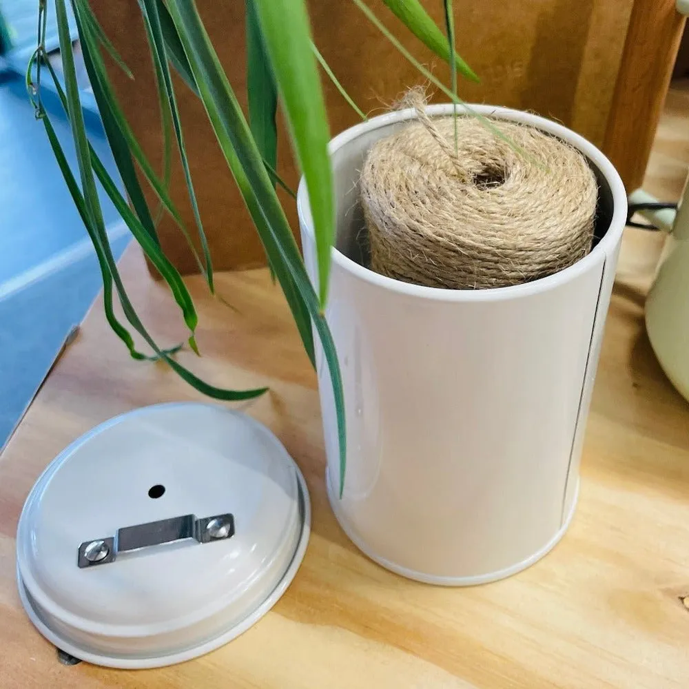 Twine In A Metal Tin with 100m Jute Twine and Cutter