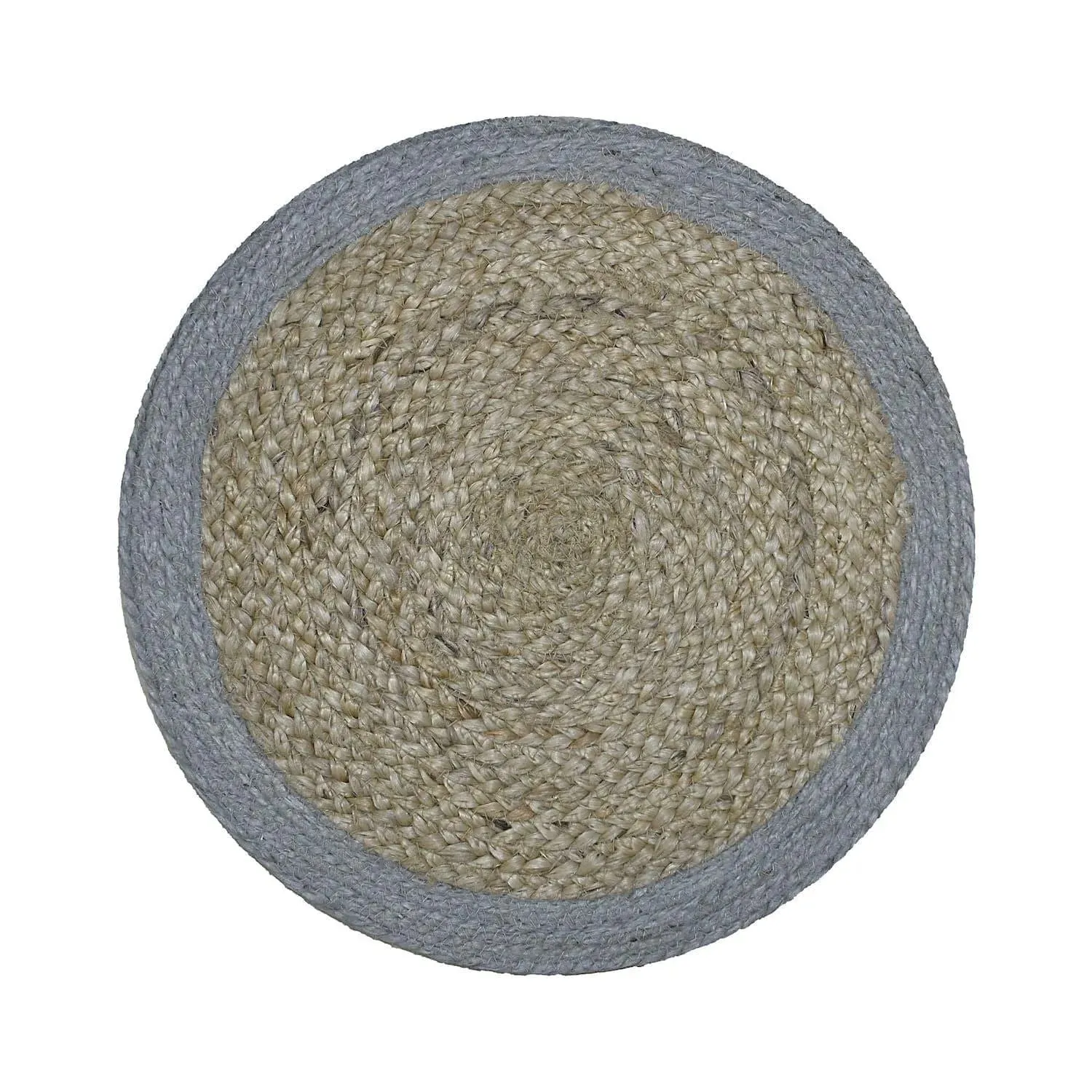 Two-Tone Braided Jute Placemat - Set of 10